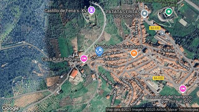 Ubicación de la subastas Subasta de finca rústica en SALVATIERRA DE LOS BARROS