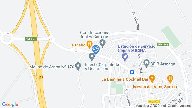 Ubicación de la subastas Subasta de local comercial en Murcia