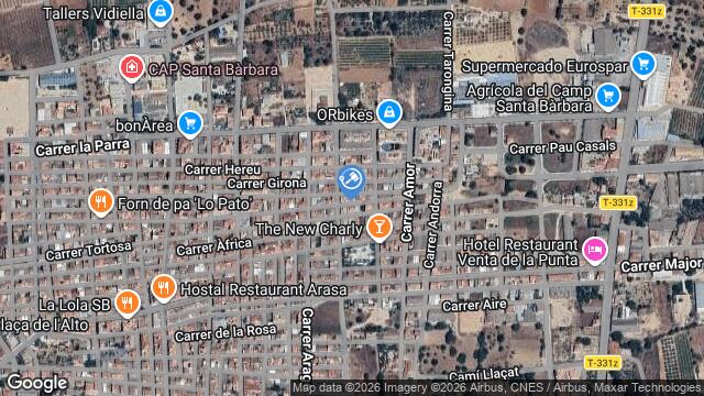 Ubicación de la subastas Subasta de vivienda en Santa Bàrbara