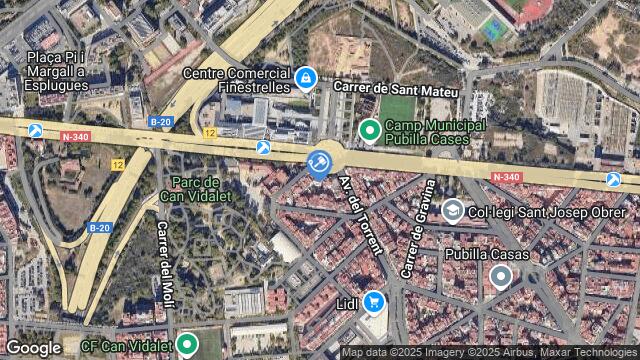 Ubicación de la subastas Subasta de vivienda en Esplugues de llobregat