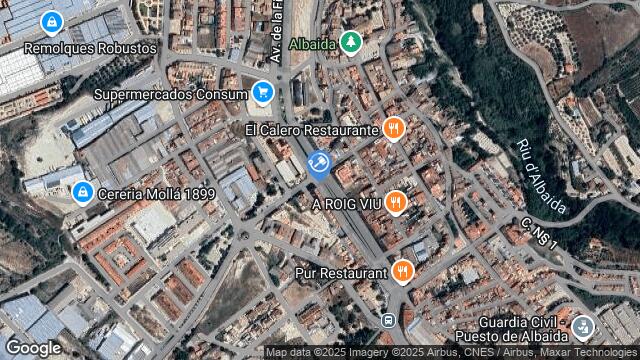 Ubicación de la subastas Subasta de pk vercher ( albaida) en ALBAIDA