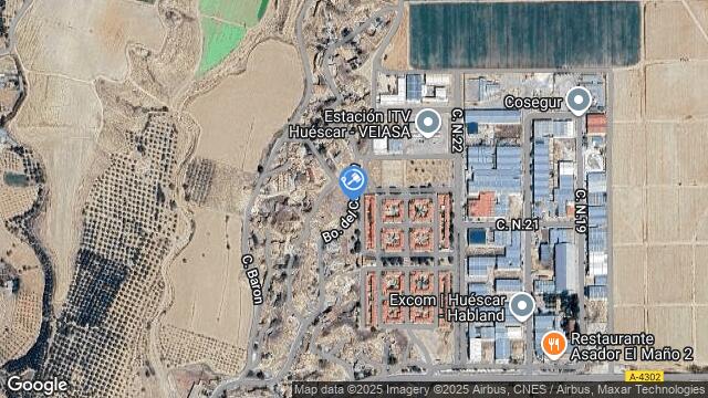 Ubicación de la subastas Subasta de vivienda en HUESCAR