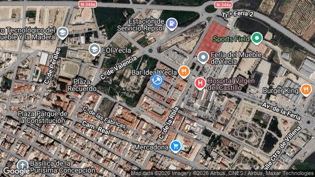 Ubicación de la subastas Subasta de vivienda en Yecla