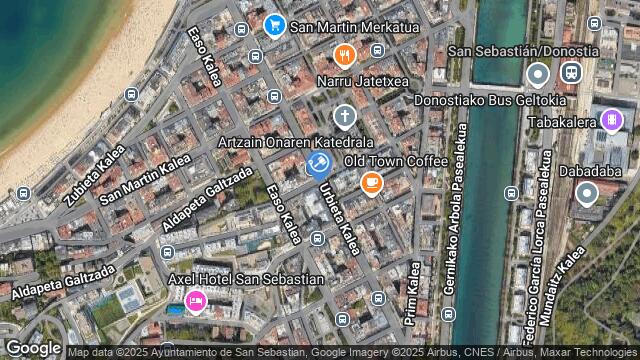 Ubicación de la subastas Subasta de vivienda en SAN SEBASTIAN (GUIPUZCOA)