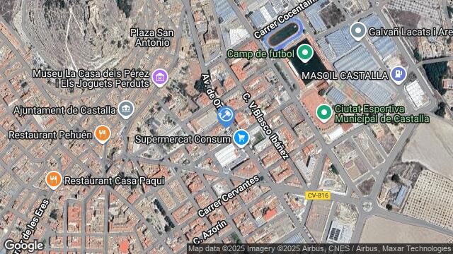 Ubicación de la subastas Subasta de vivienda en CASTALLA