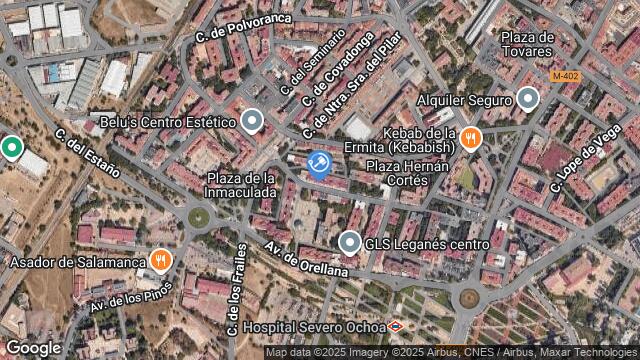 Ubicación de la subastas Subasta de vivienda en LEGANES