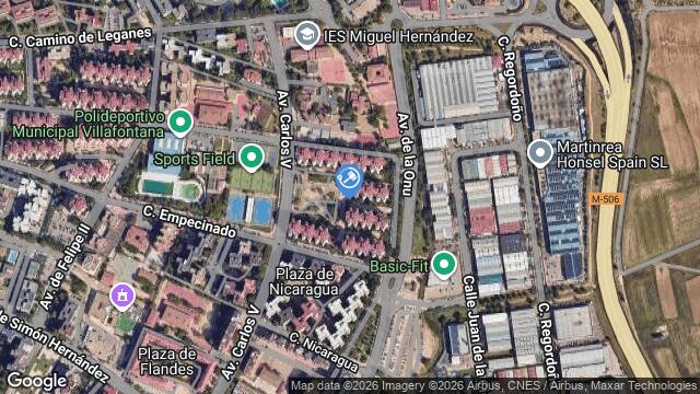 Ubicación de la subastas Subasta de av de la onu ( mÓstoles) en MÓSTOLES