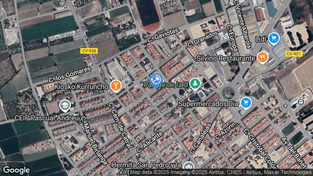 Ubicación de la subastas Subasta de garaje en ALMORADI