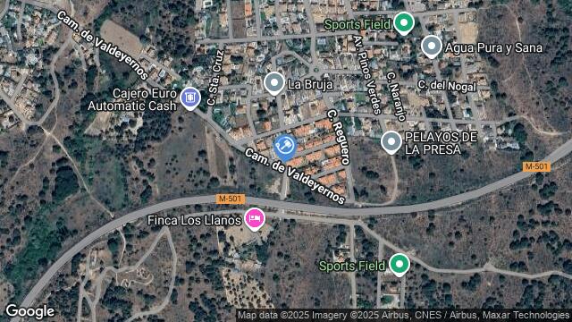 Ubicación de la subastas Subasta de finca rústica en PELAYOS DE LA PRESA