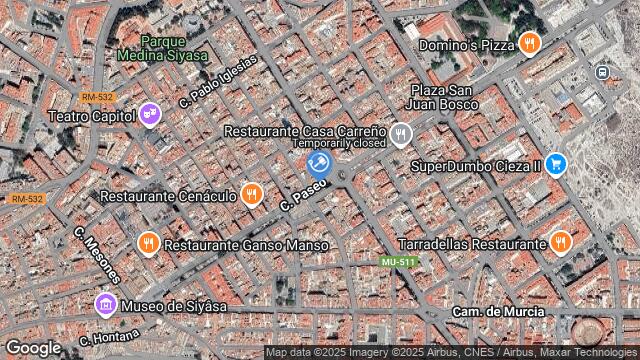 Ubicación de la subastas Subasta de garaje en CIEZA