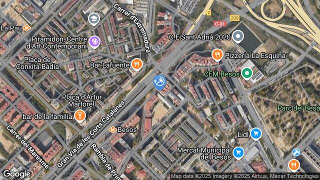 Ubicación de la subastas Subasta de vivienda en Sant Adrià de Besòs