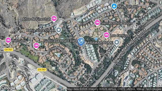 Ubicación de la subastas Subasta de vivienda en FINESTRAT