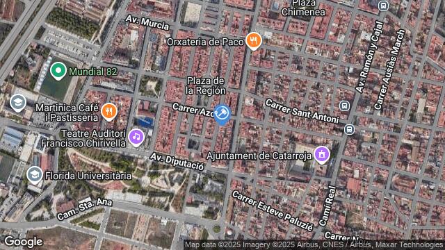 Ubicación de la subastas Subasta de vivienda en CATARROJA
