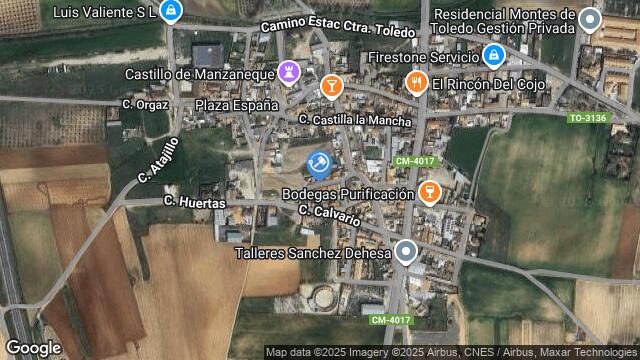 Ubicación de la subastas Subasta de cl huertas ( manzaneque) en MANZANEQUE