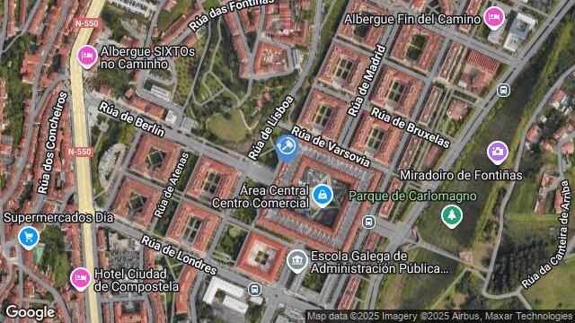 Ubicación de la subastas Subasta de local comercial en Santiago de Compostela