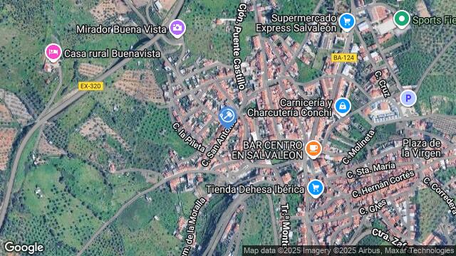 Ubicación de la subastas Subasta de finca rústica en Salvaleón