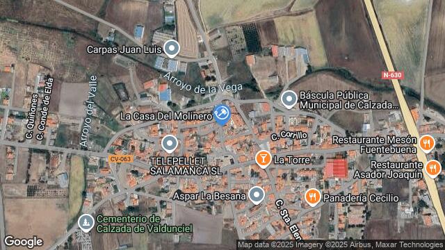 Ubicación de la subastas Subasta de cl ruta de la plata, 10 ( calzada de valdunciel) en CALZADA DE VALDUNCIEL