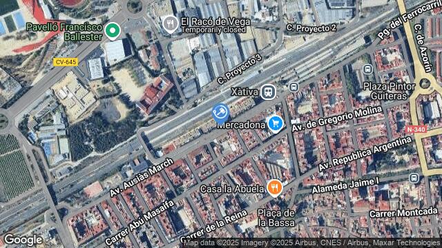 Ubicación de la subastas Subasta de vivienda en XÀTIVA