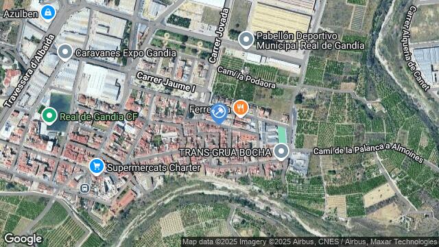 Ubicación de la subastas Subasta de vivienda en Real de Gandia
