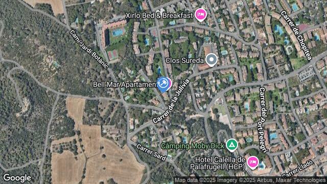 Ubicación de la subastas Subasta de vivienda en Calella de Palafrugell