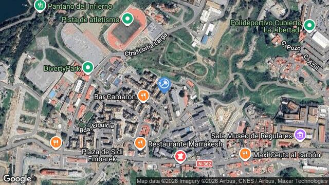 Ubicación de la subastas Subasta de bd juan carlos i ( ceuta) en CEUTA