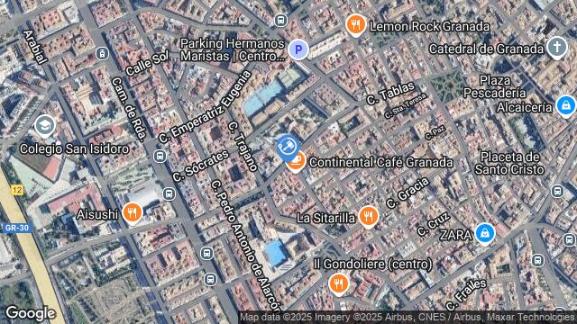 Ubicación de la subastas Subasta de local comercial en GRANADA