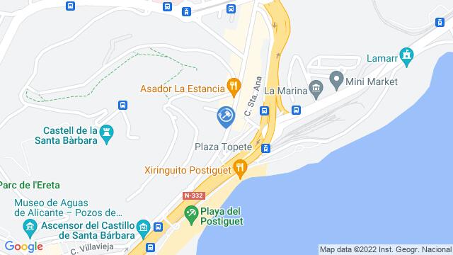 Ubicación de la subastas Subasta de garaje en ALICANTE