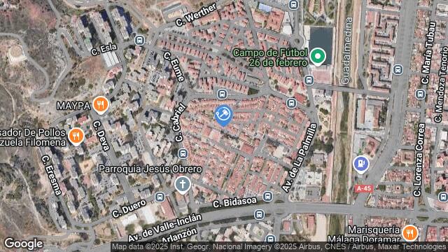 Ubicación de la subastas Subasta de vivienda en MÁLAGA