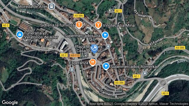 Ubicación de la subastas Subasta de local comercial en ALLER