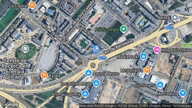 Ubicación de la subastas Subasta de av de barcelona, ( lleida) en LLEIDA