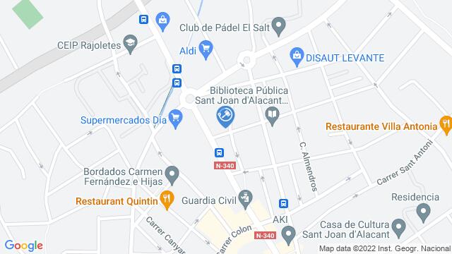 Ubicación de la subastas Subasta de otros en SANT JOAN D'ALACANT