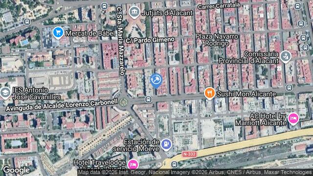 Ubicación de la subastas Subasta de vivienda en ALICANTE