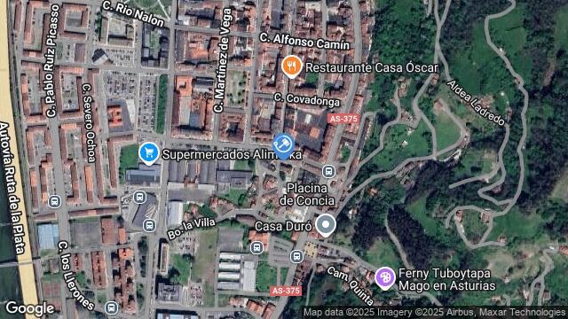 Ubicación de la subastas Subasta de vivienda en MIERES