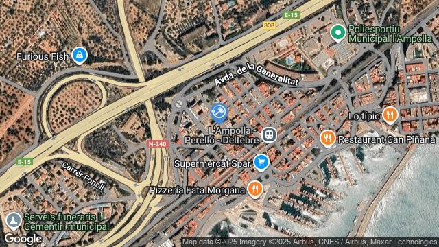 Ubicación de la subastas Subasta de garaje en L'AMPOLLA