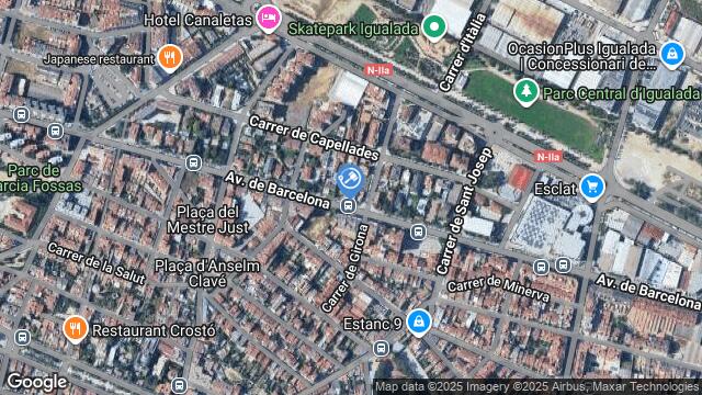 Ubicación de la subastas Subasta de nave industrial en Igualada