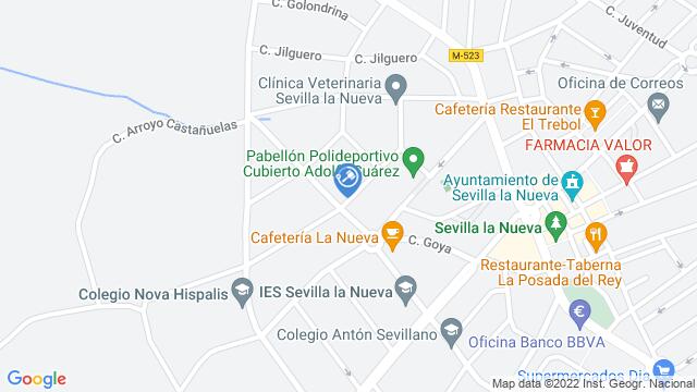 Ubicación de la subastas Subasta de garaje en Sevilla la Nueva