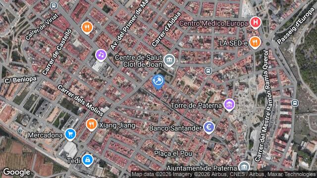 Ubicación de la subastas Subasta de vivienda en PATERNA
