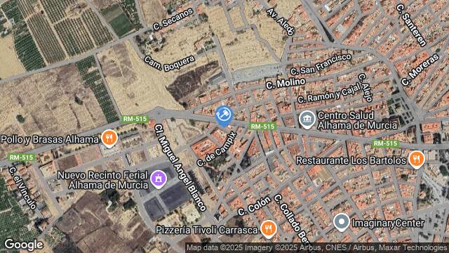 Ubicación de la subastas Subasta de local comercial en Alhama de Murcia