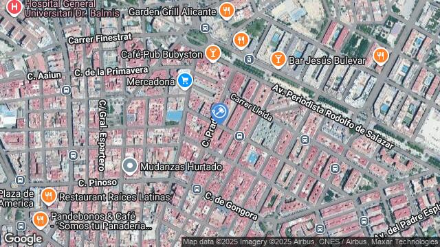 Ubicación de la subastas Subasta de vivienda en ALICANTE