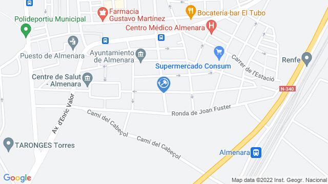 Ubicación de la subastas Subasta de vivienda en ALMENARA