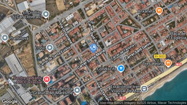 Ubicación de la subastas Subasta de local comercial en Vilassar de Mar