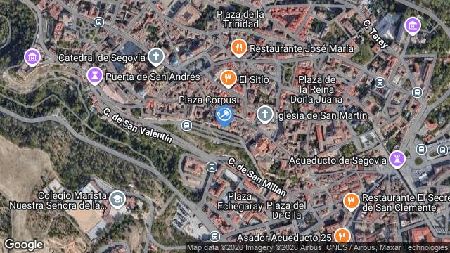 Ubicación de la subastas Subasta de local comercial en SEGOVIA