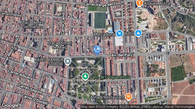 Ubicación de la subastas Subasta de finca rústica en ALZIRA