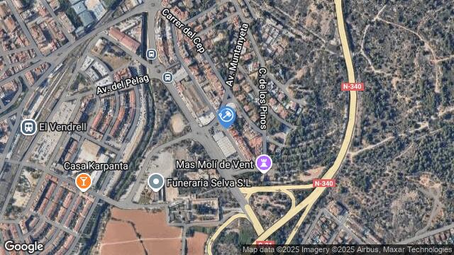 Ubicación de la subastas Subasta de vivienda en El Vendrell