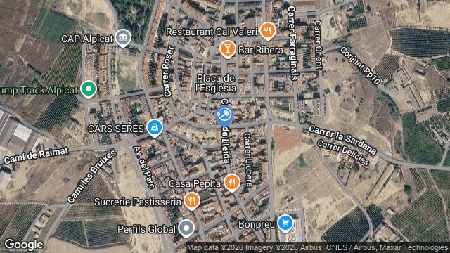 Ubicación de la subastas Subasta de cl la merce ( alpicat) en ALPICAT