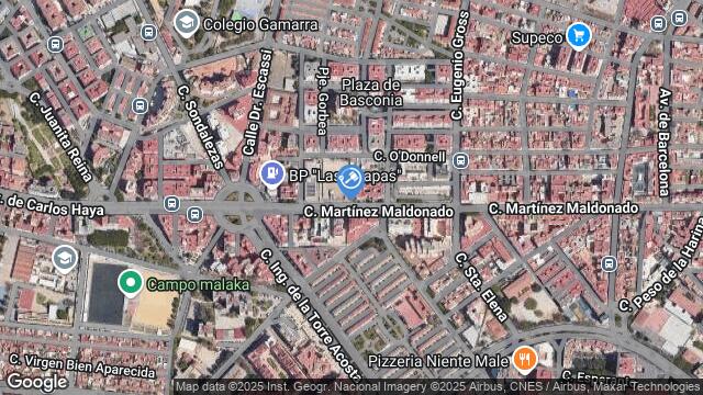Ubicación de la subastas Subasta de garaje en MALAGA