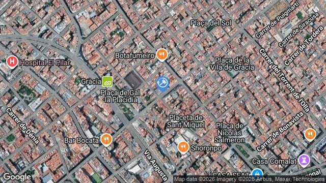 Ubicación de la subastas Subasta de cl travessera de gracia en Barcelona