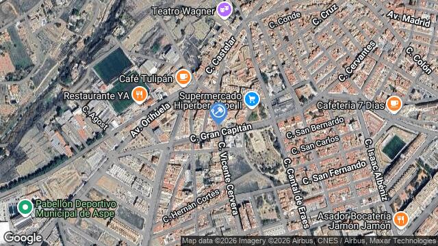 Ubicación de la subastas Subasta de garaje en ASPE