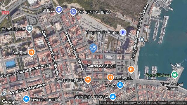 Ubicación de la subastas Subasta de cl pedro frances ( eivissa) en EIVISSA