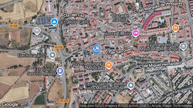 Ubicación de la subastas Subasta de pz san juan ( mejorada del campo) en MEJORADA DEL CAMPO